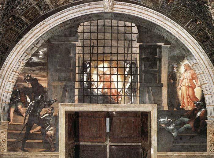 RAFFAELLO Sanzio The Liberation of St Peter china oil painting image